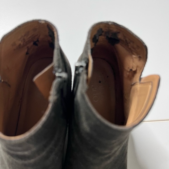 Franco Sarto bootees grey exterior good condition size 7 - Picture 5 of 6